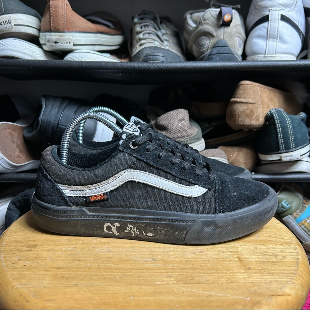 Vans old skool cult bmx bike black white
